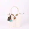 Colgante para Bolso Loewe, Elegante Accesorio para Atuendos, Colgante de Denim de Moda, Cuero Hecho a Mano