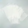 Saco de Embalagem de Roupas Spot Saco Plástico PE com Zíper Transparente Fosco Lado Único Saco de Armazenamento Plástico à Prova de Poeira e Umidade 25 20