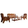 Sofá de madera maciza completo, combinación, pequeño apartamento, invierno y verano, doble uso, nuevo sofá antiguo chino, sala de estar, oficina, rural, económico.