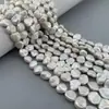 Perlas de Agua Dulce Naturales 10-13mm Forma de Pétalo Barroco Irregular Cuentas de Hilo Semi-terminadas Accesorios para Joyería DIY