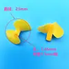 Hélice Marina Agujero de 1.5 mm Paleta de Barco Nylon Dos Palas Hélice de Avance Retroceso Tornillo Barco Eléctrico Manual Ciencia Tecnología Fabricación de Piezas