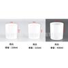 Portavelas Aromático de Vidrio de Colores, Taza de Vidrio Grueso para Velas, Adorno de Vidrio Transparente Casero, Botella Vacía para Difusor de Aromaterapia, Transfronterizo