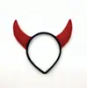 Diadema de Cuernos de Diablo para Halloween Transfronteriza Accesorios de Decoración Ambiente Actuación Suministros para Fotos Diadema Lentejuelas Estilo Popular