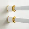 Barra Telescópica para Cortina Sin Taladro Barra Única Barra de Soporte Barra para Cortina de Puerta Perchero Barra para Cortina de Ducha Instalación Sin Taladro Barra para Secar Ropa