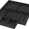 Caja de almacenamiento de malla plegable estilo cajón transfronteriza, caja de malla para ropa interior de armario estilo cajón transfronteriza, almacenamiento de ropa transpirable