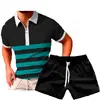 Camiseta deportiva casual de verano para hombre con estampado 3D traje de camiseta para hombre