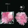 Estrela de Cinco Pontas, Lua, Floco de Neve, Nota Musical, Adesivos Luminosos, Decoração de Quarto e Casa, Decoração de Parede Fluorescente, Adesivos Luminosos