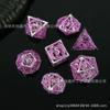 Dados D20 de metal oco de dragão Csuru DND dungeons and dragons grupo de corrida jogo de mesa dados digitais multifacetados atacado