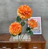 Nuevo ramo de novia floral de 3 cabezas con flores de seda de imitación para boda, decoración interior del hogar, decoración suave