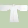 Hanfu Feito na Dinastia Ming Túnica de Gola Redonda Túnica com Túnica Interna Túnica Base Forro Interno Novo Estilo Branco