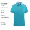 Polo de Trabajo de Verano de Seda de Hielo con Logo Estampado Personalizado para Grupo Corporativo, Solapa, Camiseta de Manga Corta, Ropa de Trabajo Hecha a Medida para Hombre