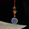 Cordón para Teléfono Móvil Original Tejido a Mano Ocho Santos Patronos 1.5 Thangka Pintado en Oro Colgante para Teléfono Móvil Colgante para Bolso Unidad USB