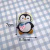 Nuevo Estilo Coreano Tela Muñeco Pingüino Fresa Lindo Bolso Broche Accesorios para el Cabello Accesorios Dibujo Animado DIY Accesorios para Ropa
