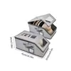 Caja de Almacenamiento Multifuncional para Gorras Amazon, Gran Capacidad, Plegable, Caja de Almacenamiento para Gorras de Béisbol, Caja con Cremallera a Prueba de Polvo con Tapa