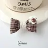 Tecido de Algodão Enchido com Laços Florais Xadrez Estilo Coreano Acessórios para Bolsas e Sapatos DIY Acessórios para Roupas