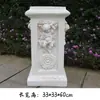 Columna Romana Antigua Retro Europea Maceta de Flores para Boda Adorno de Decoración de Patio Escultura de Balcón Exterior Boda Yeso de Imitación