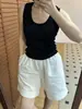 Camisola acanalada de cuello en U para mujer, Top de capa interior ajustado para Primavera/Verano 2026, Camiseta sin mangas versátil para usar con otras prendas