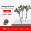 Shangyi WRNK-240 termopar blindado à prova de explosão industrial K indexação ben'an aço inoxidável Shanghai instrumento terceira fábrica