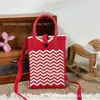 Bolsas al por mayor para mujer Estilo coreano Tejidas para teléfono móvil Bolsas de celebridad de internet Bolsos cruzados Bolsos mini