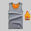 Chaleco Térmico de Invierno para Hombre Sin Costuras Polar Engrosado Ropa Interior Calefactora para Hombre Camiseta sin Mangas Capa Base Ajustada