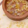 6x3mm Acrílico Dourado Contas Pequenas Flor Contas Artesanal DIY Pulseira de Contas Pingente Pingente Acessórios de Joias Atacado