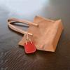 Mini colgante de bolso pequeño de cuero, decoración, llavero creativo personalizado, bolso pequeño para guardar tarjetas, adornos de bolso pequeño
