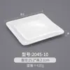 Plato cuadrado de melamina, vajilla de porcelana, plato frío de plástico, plato de comida rápida, plato para saltear en restaurantes, plato de arroz cubierto comercial