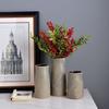 Nova decoração retrô Zen chinesa Vaso de Cerâmica decoração sândalo arranjo de flores de três peças materiais para floricultura