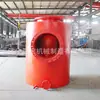 Dispositivos a prueba de explosiones verticales y horizontales para gasoductos de minas de carbón, dispositivos a prueba de explosiones sellados con agua subterráneos tipo DN400, producidos bajo demanda