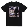 Aliexpress Transfronterizo 2025 Camiseta de Algodón para Hombre Casual Castillo de Cristal Moda Camiseta Estampada Cuello Redondo Ropa Urbana