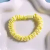 Estilo Coreano Simples Versátil Anel de Cabelo Creme Corda Básica para Cabelo de Menina Cabeça de Bola Anel para Rabo de Cavalo Corda Inferior DIY