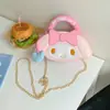 Bolso Bandolera Cruzado de Hombro de Gatita Roja de Dibujos Animados, Bolso Dulce y de Moda para Niña, Bolso de Mano con Cadena Lindo y Divertido