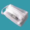 Bolsa de cosméticos de malla simple nylon tridimensional cuadrada gran capacidad llavero tarjetero monedero almacenamiento multiusos