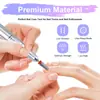 Arte de Uñas Cinco en Uno Aleación Cabeza Pulidora Dorada para Eliminar Esmalte en Gel, Universal 5 en 1 Cabeza Plana y Cabeza Cónica