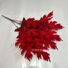 Un ramo de 20 piezas de hojas de roble materiales de techo para boda decoración de arreglo floral para colgar en la pared del auditorio de bodas decoración de diseño guía de camino flores falsas