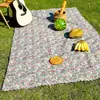 Fabricante Especializado en Tapetes de Picnic para Exteriores, Estilo Pintura al Óleo, Atmósfera Retro Americana, Estilo de Campamento, Tapetes Espesos para Salidas, Tapetes de Playa