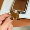 Broche de Caballo del Zodiaco para el Año de Nacimiento, Diseño de Nicho Moderno y Versátil, Broche de Caballo Rojo de Gama Alta, Elegante y Exquisito