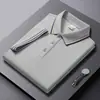Camisa Polo de Diseño de Lujo del Fabricante Original para Hombre, Ajuste Delgado Versátil de Manga Corta con Bloques de Color y Rayas, Cuello Camisero Plegable para Hombre