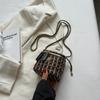 2022 Novo Moda Popular Nicho de Ombro Crossbody Bolsa Feminina Chanel Estilo Corrente de Lã Pequena Bolsa Quadrada