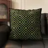 Almofada de Sofá Verde Estilo Retrô Fronha para Almofada de Encosto Almofada com Enchimento Nova Almofada de Cabeceira Almofada de Encosto Carro