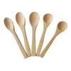 Vajilla de bambú con logotipo impreso, cuchara de bambú para helado, mermelada, cuchara pequeña de madera, cuchara de café, cuchara de bambú de mango largo, cuchara de bambú para miel, cuchara pequeña de bambú