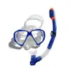 Máscara de Mergulho Profissional para Adultos Personalizada de Fábrica Conjunto de Respiração Máscara de Mergulho de Silicone Máscara de Snorkel para Nariz Espelho Temperado
