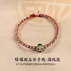Pulseira artesanal em estoque para o Festival do Barco-Dragão, unissex, cordão liso ajustável, cordão colorido, atacado para o Festival do Barco-Dragão