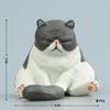 4 Serie Pequeña Fresca y Cálida Estilo Estilo Japonés Postura Sentada Z00 Figura de Zoológico Imán Imán para Refrigerador