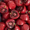 Juguetes de Comida de Resina de Fruta Realista 3D Fresa Sandía Pegamento de Crema Accesorios para Fundas de Teléfono Pasadores Adornos Creativos Lindos