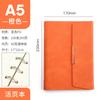Cuaderno de hojas sueltas A5, cuaderno de negocios personalizado, bloc de notas de cuero, juego de cuaderno de hojas sueltas de tres pliegues