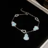 Pulseira de Flor de Cabacinha Estilo Xiaohongshu, Toque de Luxo Leve e Sofisticado, Temperamento Exclusivo e Delicado, Joia de Mão Versátil Venda por Atacado