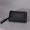 Bolsa de Mão Masculina de Couro Genuíno de Alta Qualidade Moda Casual Bolsa de Mão Couro Bovino Camada Superior Luxo Viagem de Negócios Bolsa de Mão