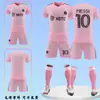 Uniformes de Futebol da Copa do Mundo Mais Vendidos, Uniformes de Treinamento do Clube Miami Time da Casa Número 10, Conjunto de Uniformes de Futebol da Seleção Nacional