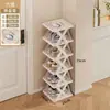 Sapateira para Dormitório, Pequena, Grande Capacidade, Multicamadas, Armário de Sapatos Simples, Design Cartoon, Resistente e Durável, Rack de Armazenamento de Sapatos, Bonito para Uso Interno